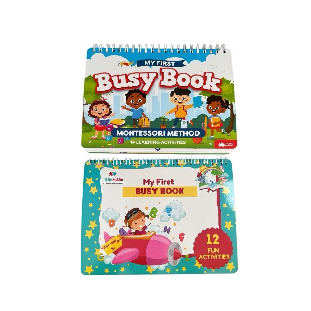 My First Busy Book Montessori Toddler Kids Learning Education Activity Toy Gift